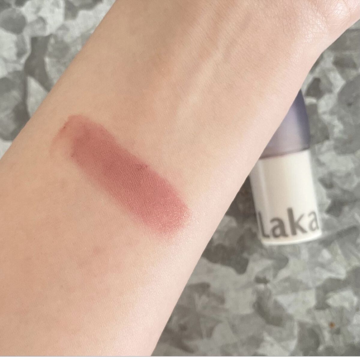 ソウルヴィーガンリップバーム 02 モーブ/Laka/リップバームを使ったクチコミ（2枚目）