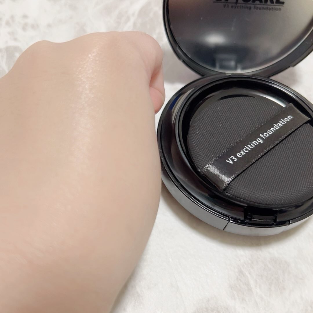 V3 エキサイティングファンデーション/SPICARE/クッションファンデーションを使ったクチコミ(5枚目)