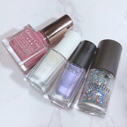 グロッシーコート/スキューズミー/オールインワンネイルを使ったクチコミ(5枚目)