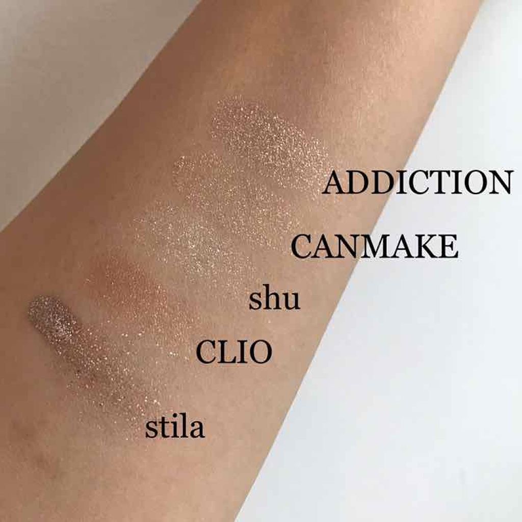 グリッター&グロウ リキッドアイシャドウ/stila/グリッターを使ったクチコミ（1枚目）