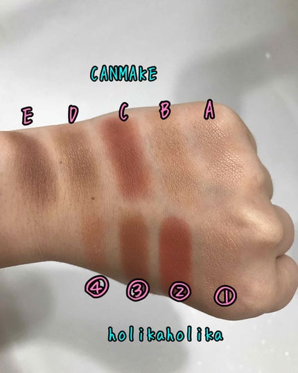 ピースマッチングシャドウパレット/HOLIKA HOLIKA/アイシャドウパレットを使ったクチコミ(3枚目)