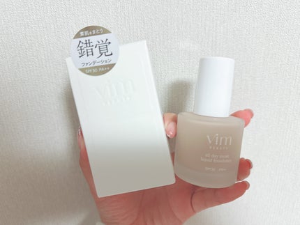 オールデイモイストリキッドファンデーション 22 sand/vim BEAUTY/リキッドファンデーションを使ったクチコミ(1枚目)