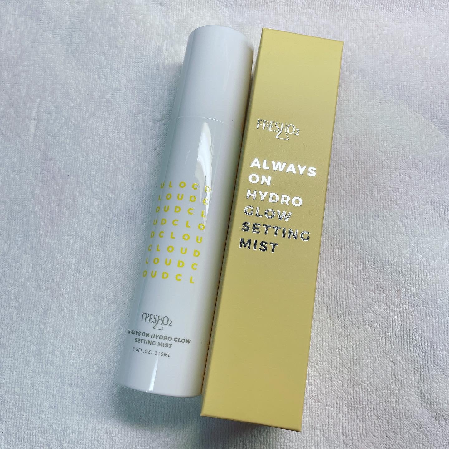 クラウドオールウェイズオン ハイドログロー メイクキー プミスト/FRESHO2/フィックスミストを使ったクチコミ（1枚目）