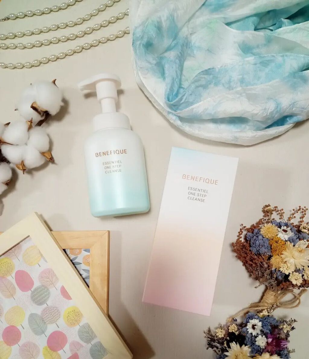 エッセンシャル ワンステップクレンズ/BENEFIQUE/泡洗顔を使ったクチコミ（1枚目）