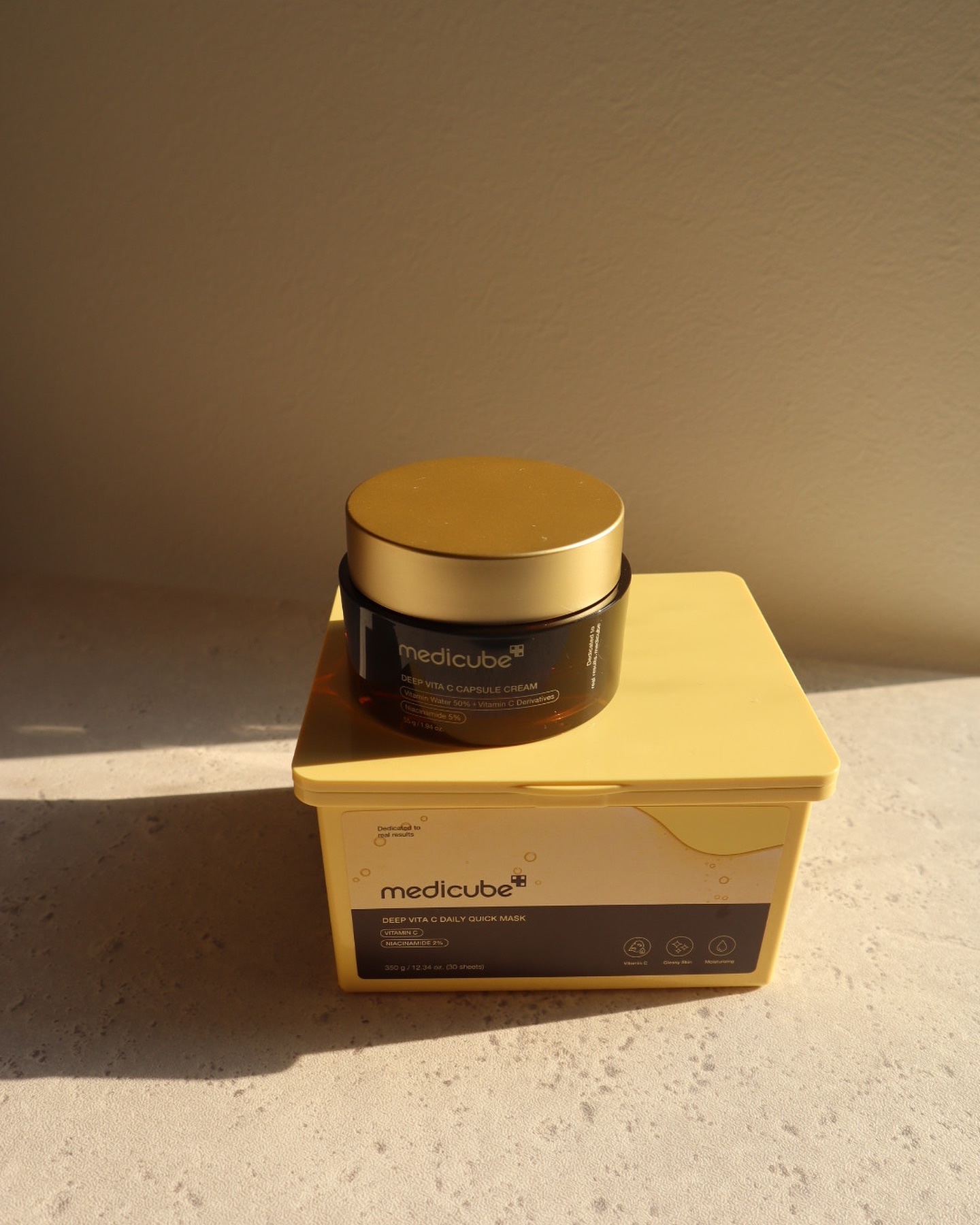 ディープビタCカプセルクリーム/MEDICUBE/フェイスクリームを使ったクチコミ（1枚目）