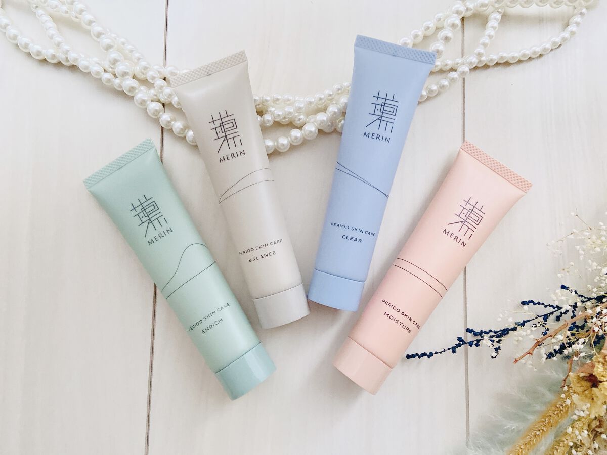 ピリオドスキンケア 美容ジェルクリーム マンスリーセット /MERIN/スキンケアキットを使ったクチコミ（3枚目）