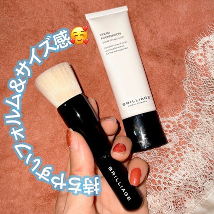 マルチファンデーションブラシ/ブリリアージュ/メイクブラシを使ったクチコミ(7枚目)