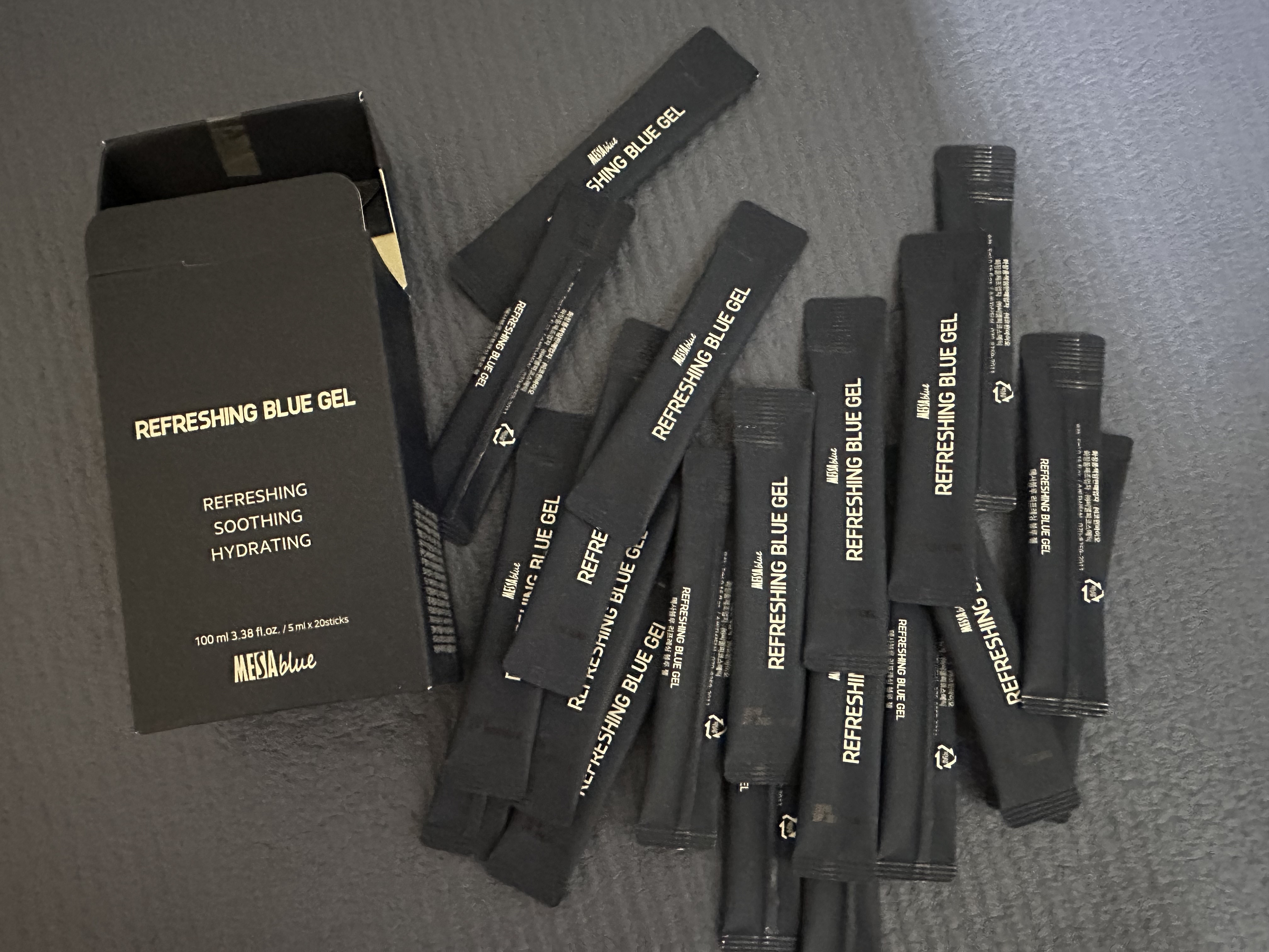 メサブルーリフレッシングブルージェル/MESAblue/フェイスクリームを使ったクチコミ（1枚目）