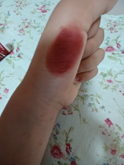 スーパーマットリップ&チークマッド/INTO U/口紅を使ったクチコミ(3枚目)