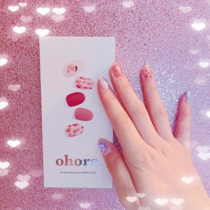 セミキュアジェルネイル(ハンド)/ohora/ネイルシールを使ったクチコミ(1枚目)