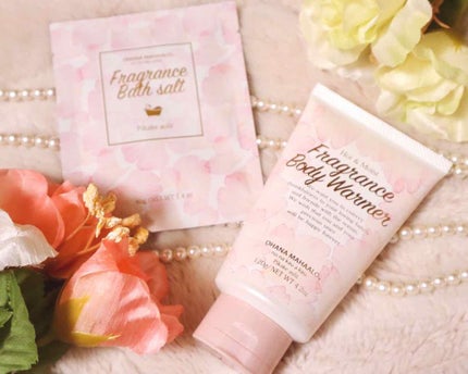 OHANA MAHAALO オハナ・マハロ フレグランスボディウォーマー ピカケ アウリィのクチコミ「オハナマハロの入浴剤と
温感ボディークリームゲット❤️
ボディークリーム塗ると温かいから
寒.....」(1枚目)