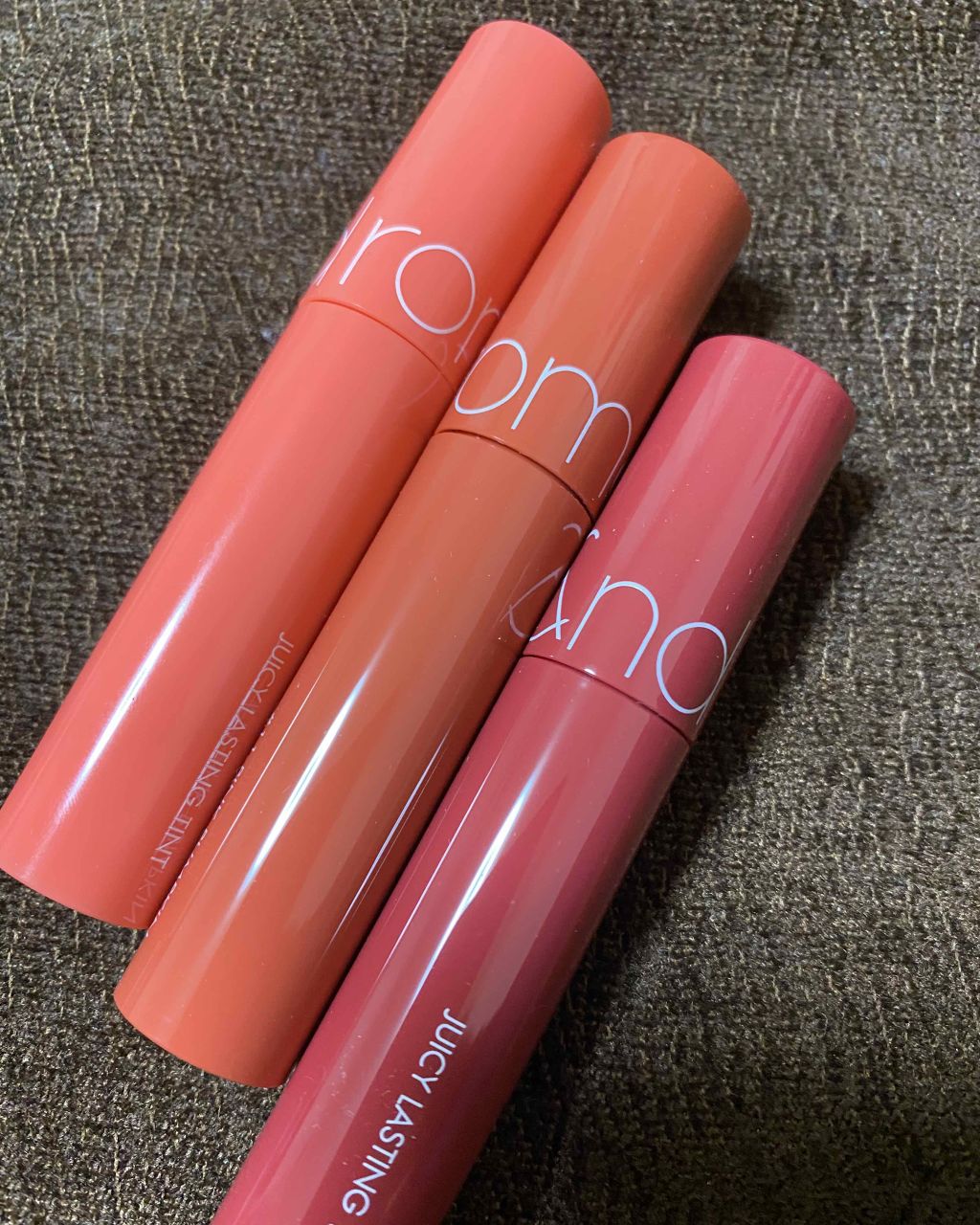 ジューシーラスティングティント/rom&nd/リップティントを使ったクチコミ（1枚目）