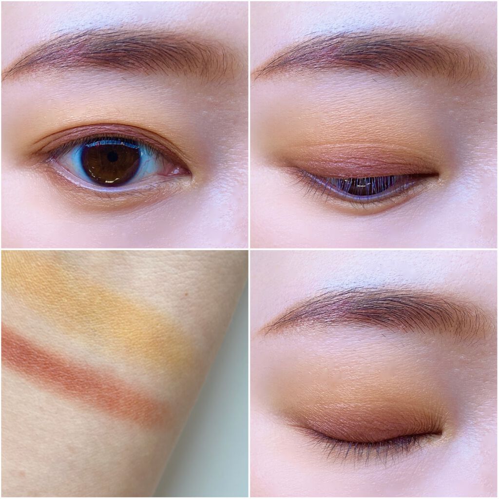 ツイングラデーションアイカラー ブリンキングシグナル(限定)/オルビス/アイシャドウパレットを使ったクチコミ（3枚目）