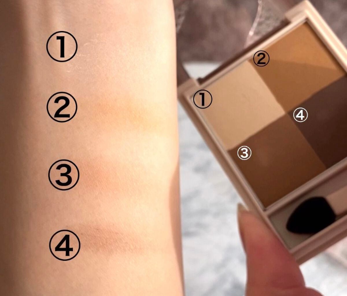 ニュアンス マット クリエイター/Visée/アイシャドウパレットを使ったクチコミ(3枚目)