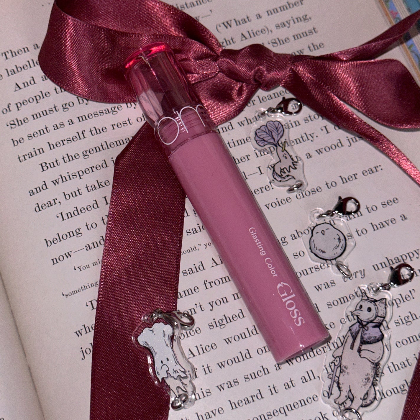 グラスティングカラーグロス/rom&nd/リップグロスを使ったクチコミ(4枚目)