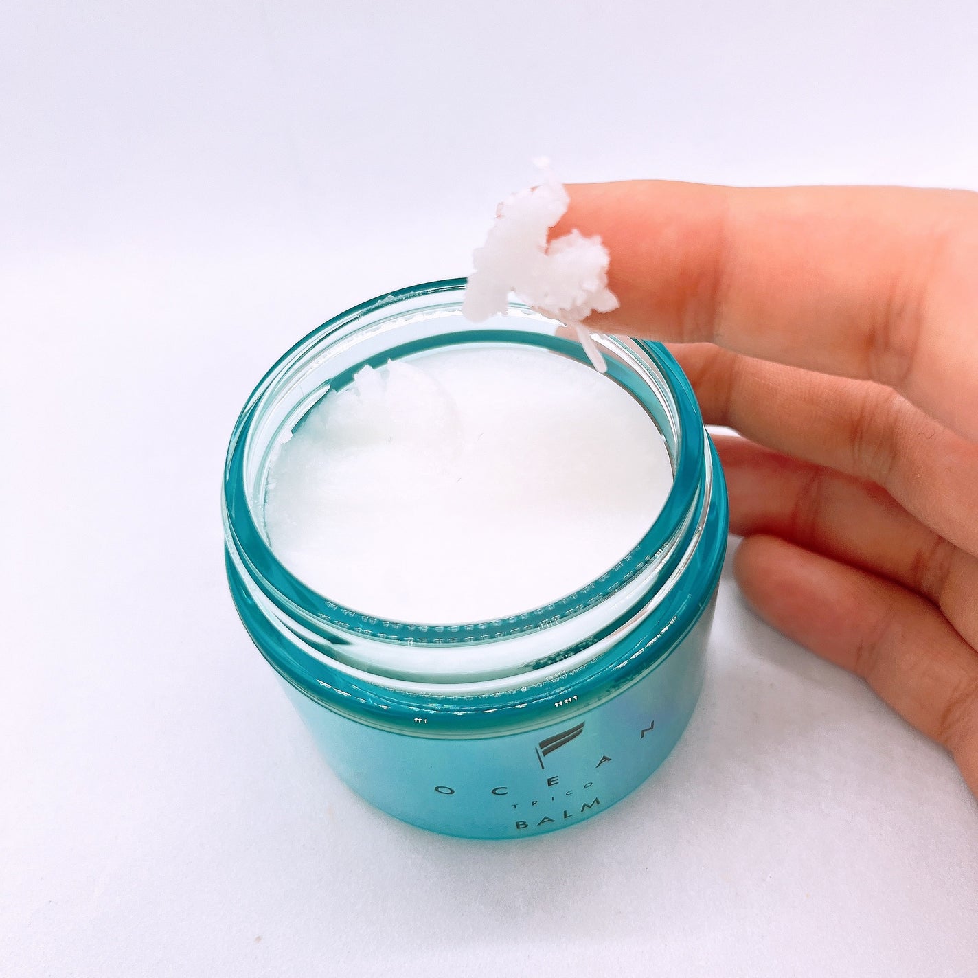 オーシャントリコ ヘアスタイリング バーム ライトブルー/OCEAN TRICO/ヘアバームを使ったクチコミ(3枚目)