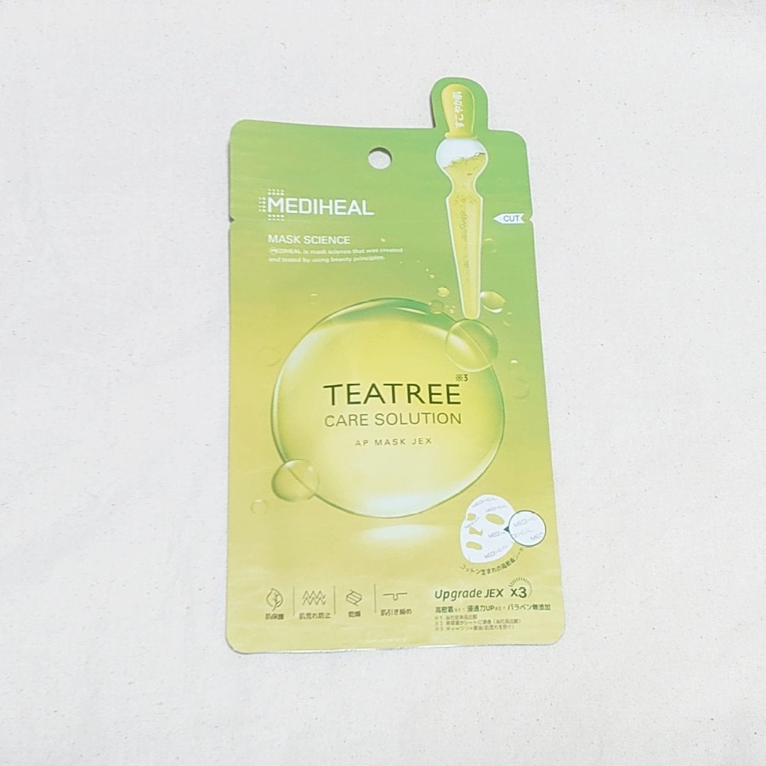 ティーツリーケアソリューション アンプルマスクJEX/MEDIHEAL/シートマスク・パックを使ったクチコミ(1枚目)
