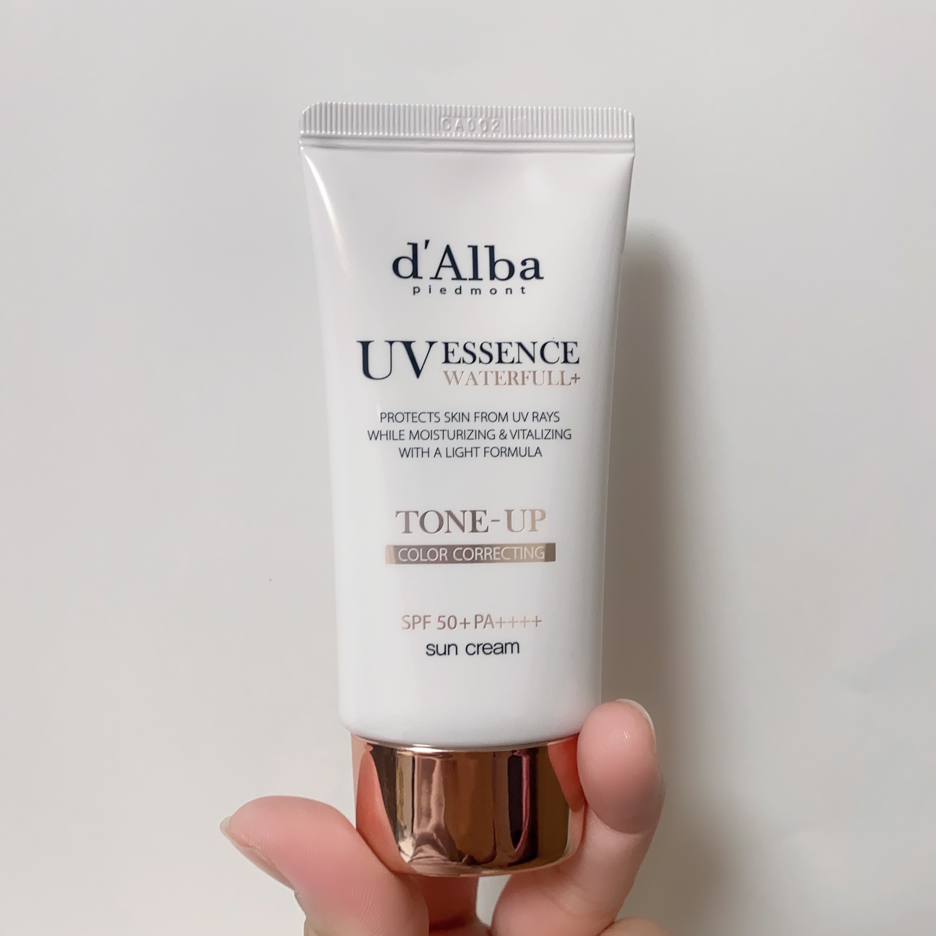 ウォータフルトーンアップサンクリーム/ダルバ/日焼け止めクリームを使ったクチコミ（3枚目）