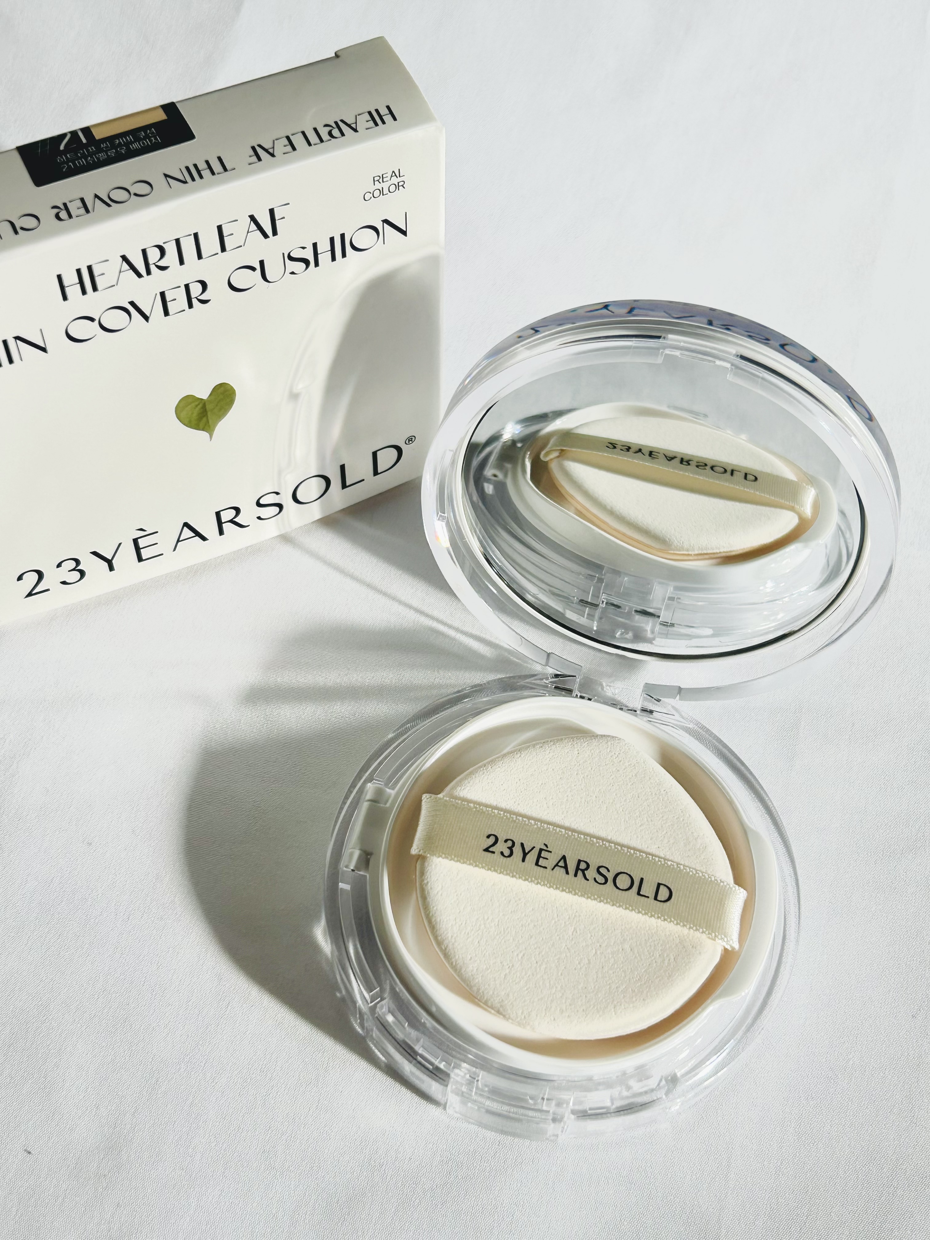 ハートリーフシーンカバークッション/23years old/クッションファンデーションを使ったクチコミ（1枚目）