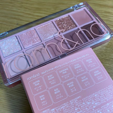 ベターザンパレット/rom&nd/アイシャドウパレットを使ったクチコミ(6枚目)