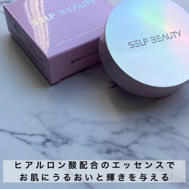 ユニコーン オーロラ光彩クッション/SELF BEAUTY/クッションファンデーションを使ったクチコミ（2枚目）