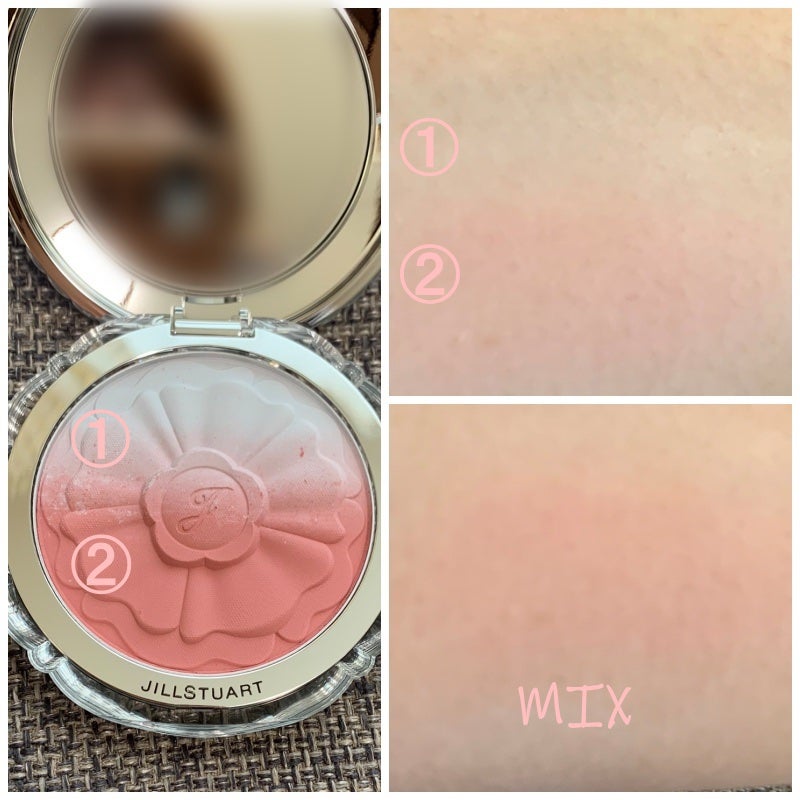 ジルスチュアート パステルペタル ブラッシュ/JILL STUART/パウダーチークを使ったクチコミ(2枚目)