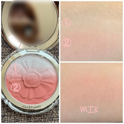 ジルスチュアート パステルペタル ブラッシュ/JILL STUART/パウダーチークを使ったクチコミ(2枚目)