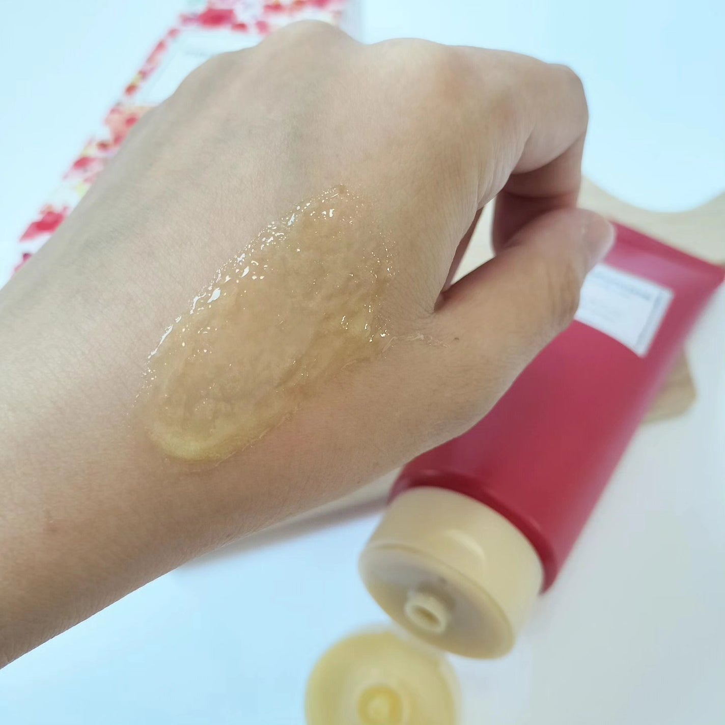 ゴマージュシュガー アップルジンジャー/meshimase/ボディスクラブを使ったクチコミ(6枚目)