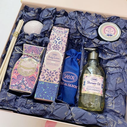 ホリデーギフト ブラッシュ・グルマン/SABON/その他キットセットを使ったクチコミ(3枚目)