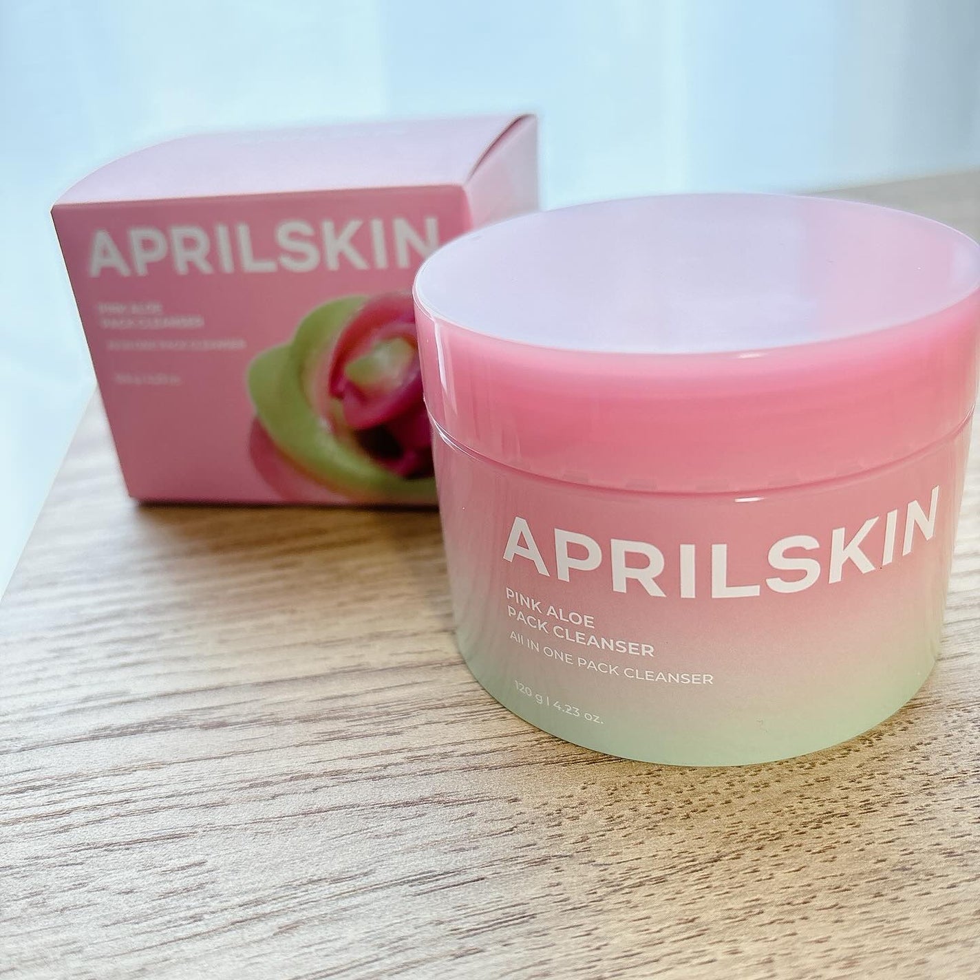 ピンクアロエメレンゲクレンザー/APRILSKIN/その他洗顔料を使ったクチコミ(1枚目)