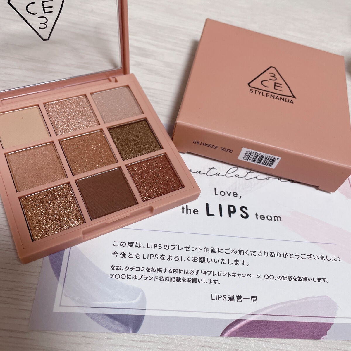 3CE マルチアイカラーパレット/3CE/アイシャドウパレットを使ったクチコミ(1枚目)