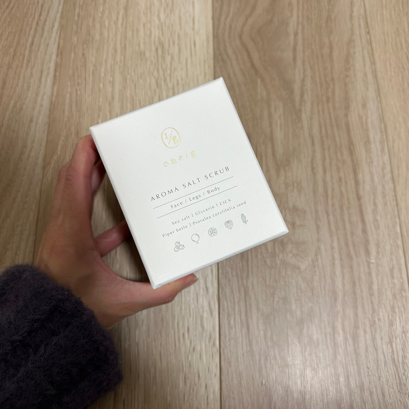 アロマソルトスクラブ/ワンオーバージー/ボディスクラブを使ったクチコミ(1枚目)