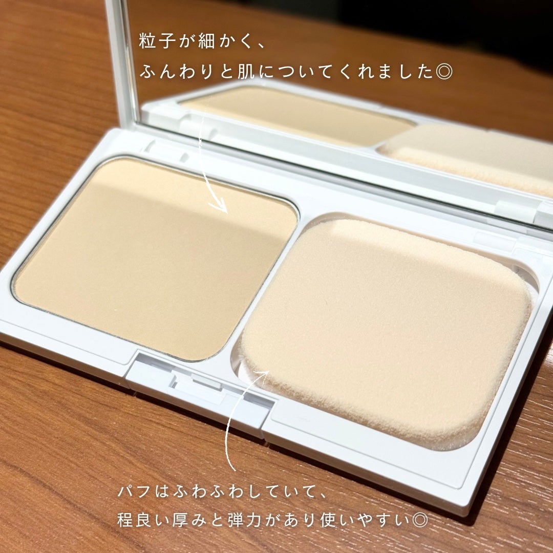ミネラルシルクプレストファンデーション(ケース・パフ付)/ヴァントルテ/パウダーファンデーションを使ったクチコミ(3枚目)
