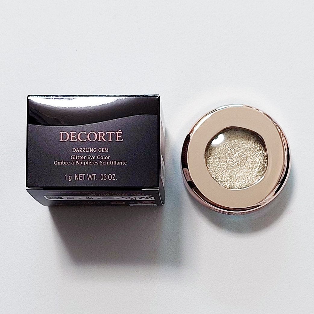 ダズリング ジェム 01 moon dew/DECORTÉ/単色アイシャドウを使ったクチコミ（1枚目）