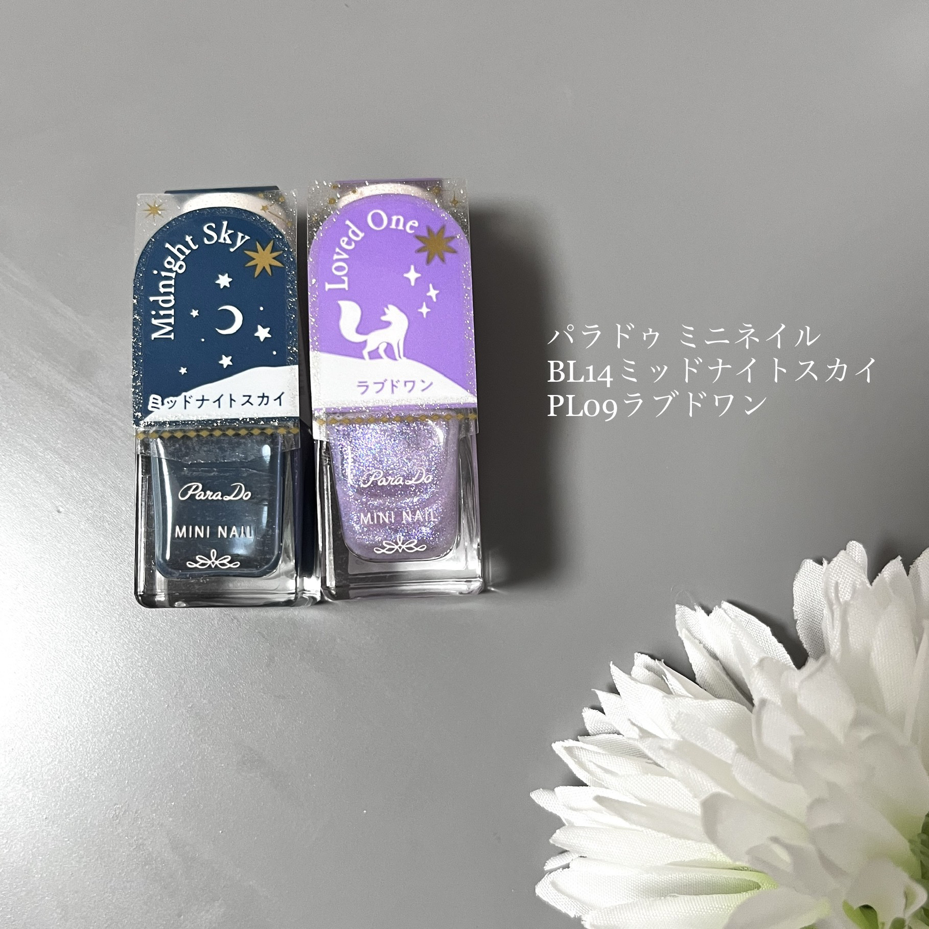 ミニネイル BL14 ミッドナイト スカイ/パラドゥ/マニキュアを使ったクチコミ（3枚目）