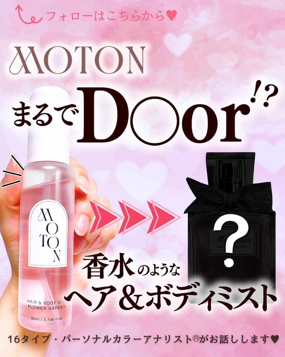 MOTON ヘア&amp;ボディミスト フラワーガーデン/MOTON/香水(レディース)を使ったクチコミ（1枚目）