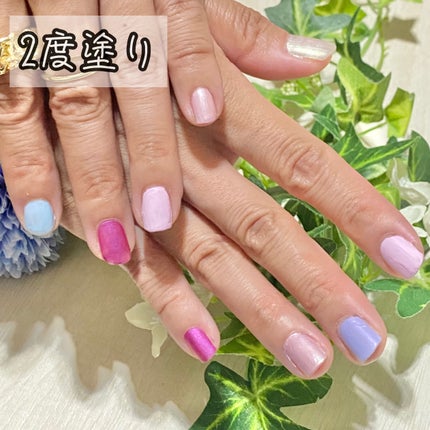 インスタドライ ネイルカラー リュクスフィニッシュ/サリーハンセン/オールインワンネイルを使ったクチコミ(4枚目)