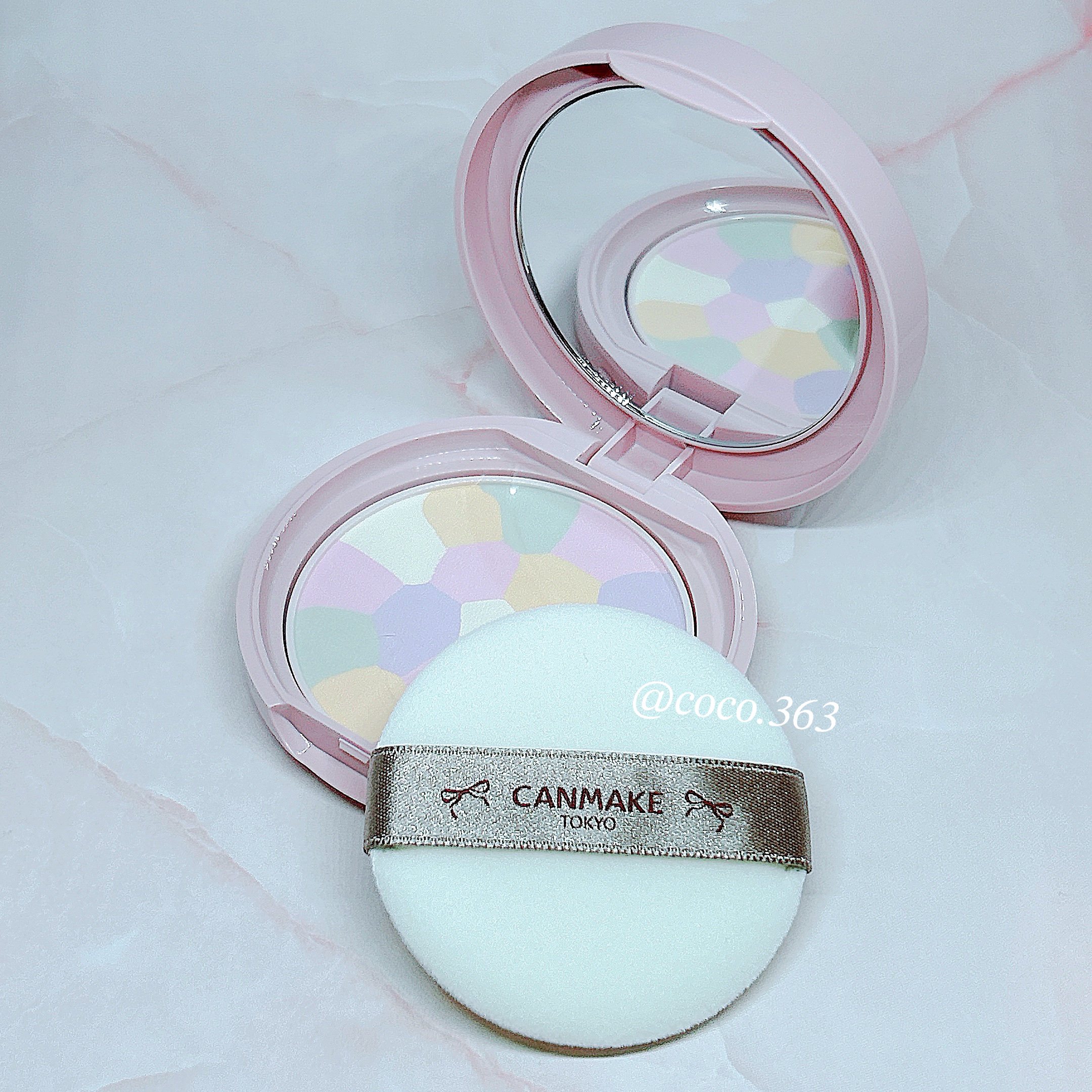 マシュマロフィニッシュパウダー　～Abloom～/キャンメイク/プレストパウダーを使ったクチコミ（3枚目）