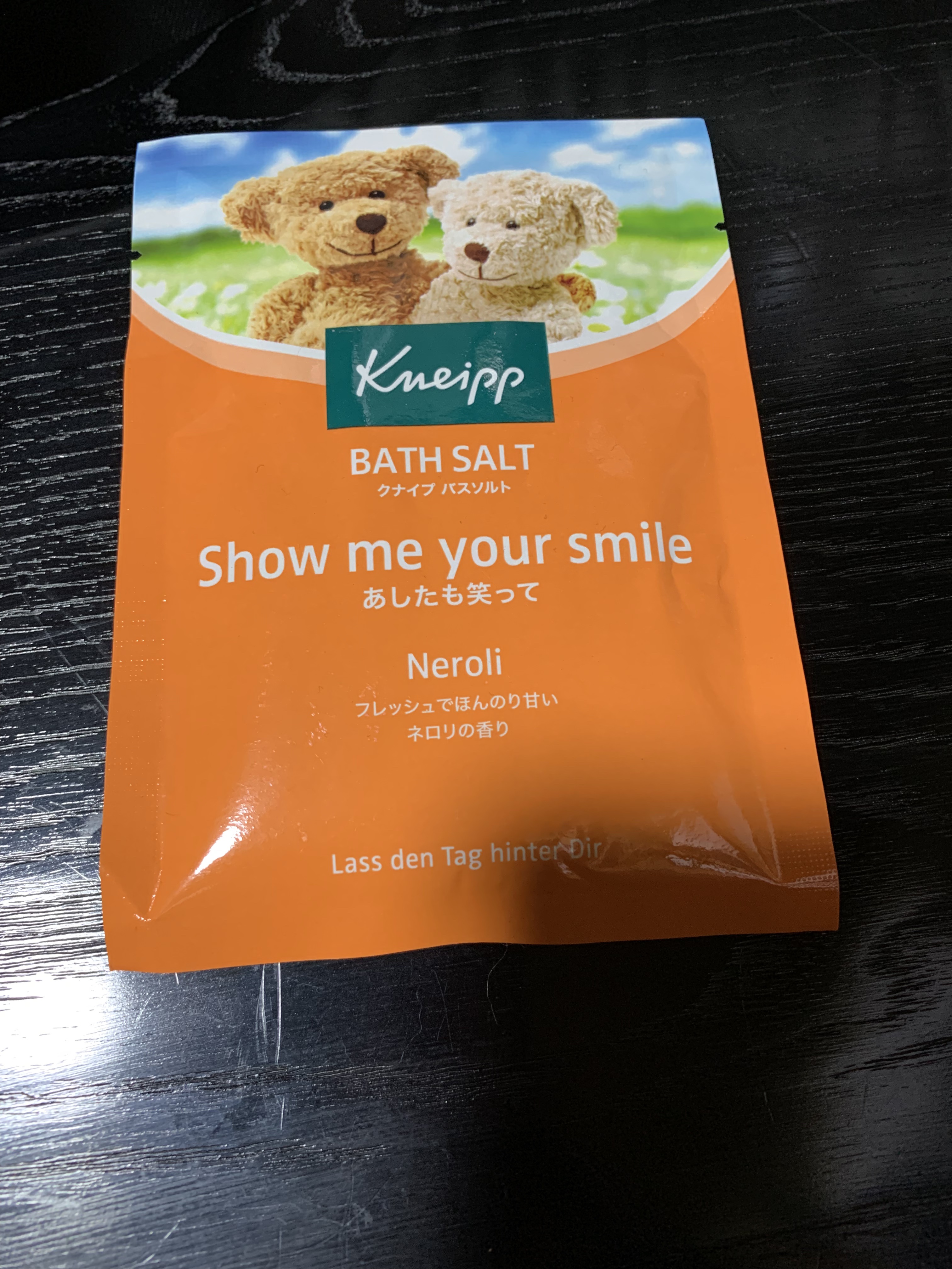 クナイプ バスソルト ネロリの香り 50g【旧】/クナイプ/無機塩系入浴剤を使ったクチコミ（1枚目）