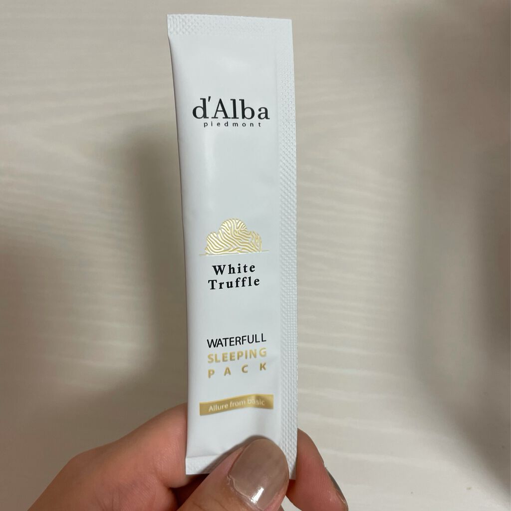 ホワイトトリュフウォータフルヴィーガンスリーピングパック/ダルバ/シートマスク・パックを使ったクチコミ(2枚目)