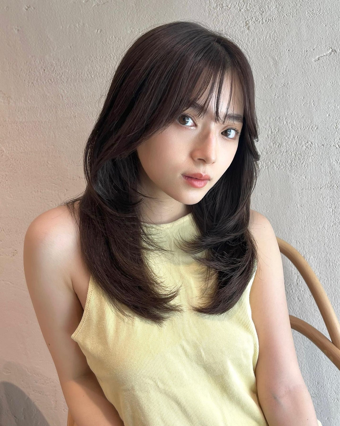 HARUNA on LIPS 「まとまりやすヘアスタイル💇🏼♀️レイヤーカットは巻いてもスト..」(6枚目)