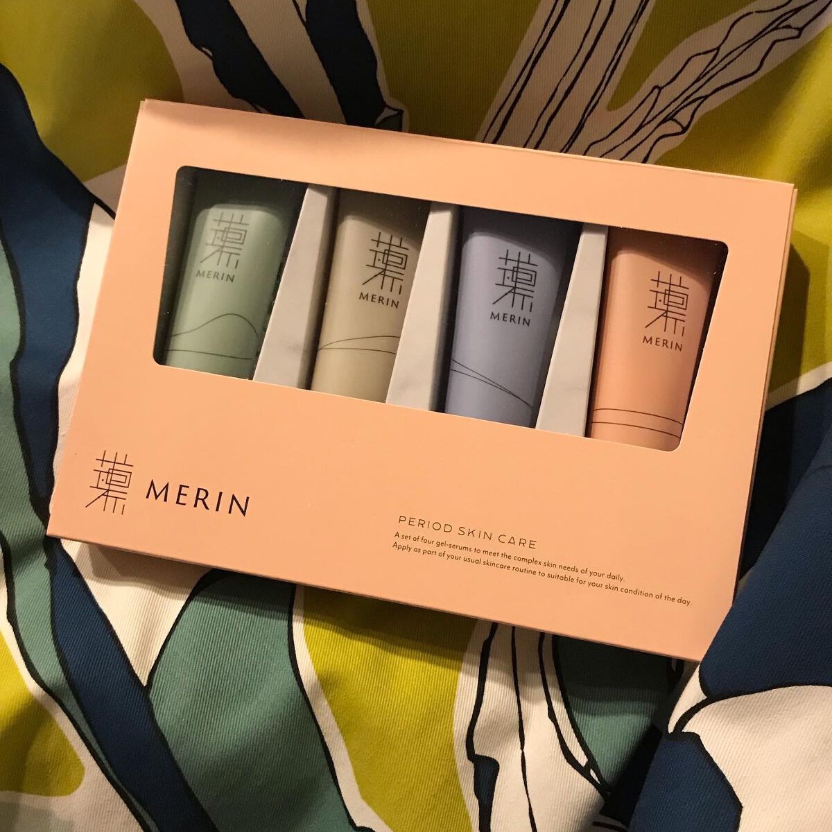 ピリオドスキンケア 美容ジェルクリーム マンスリーセット /MERIN/スキンケアキットを使ったクチコミ(1枚目)