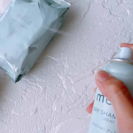 メリット ドライシャンプーシート すっきり爽快タイプ/メリット/ドライシャンプーを使ったクチコミ(7枚目)