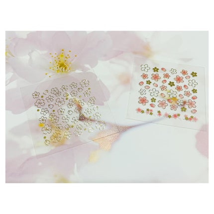 ネイルシール/セリア/ネイルシールを使ったクチコミ(1枚目)