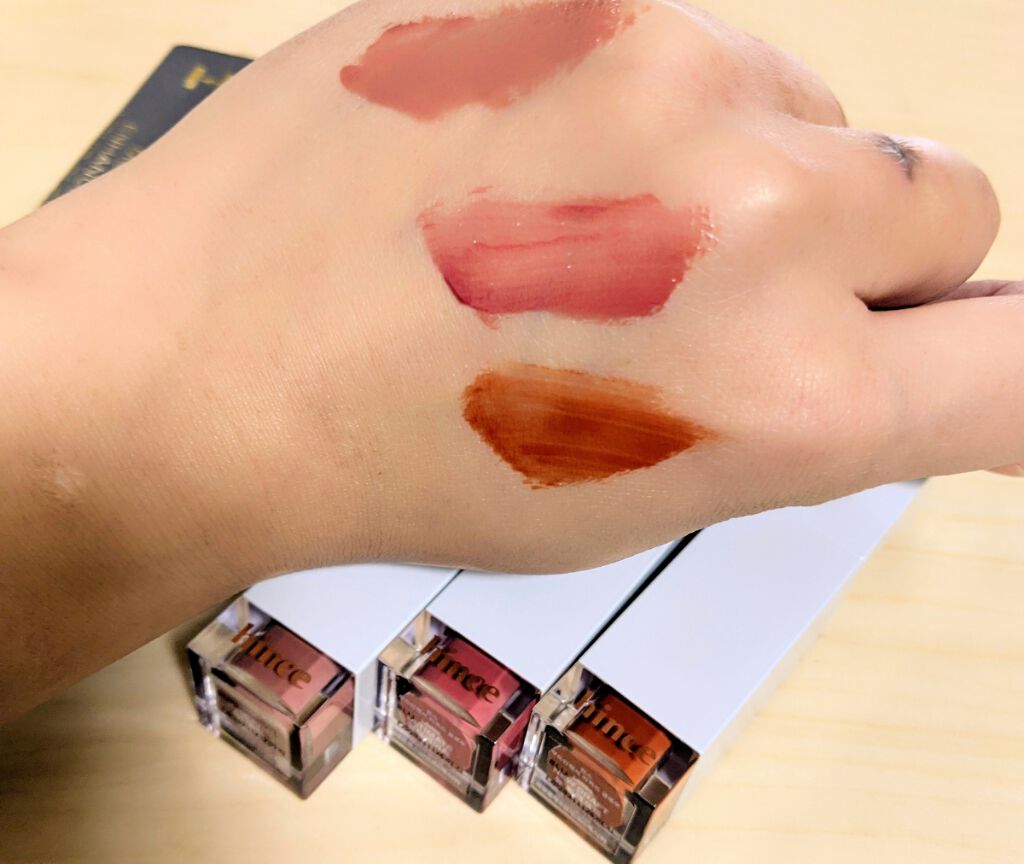 ムードインハンサーリキッドグロウ/hince/口紅を使ったクチコミ(2枚目)