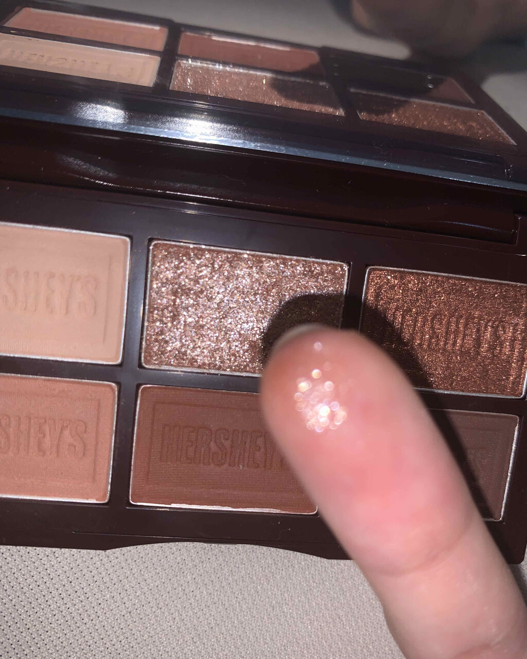 ハーシー プレイカラーアイズミニ/ETUDE/アイシャドウパレットを使ったクチコミ（3枚目）