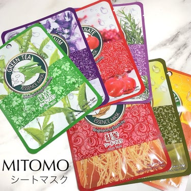 MITOMO 緑茶マスクシートのクチコミ「MITOMO
シートマスク

久しぶりにQoo10で購入しました☺️

個包装で美容液がひたひ.....」（1枚目）