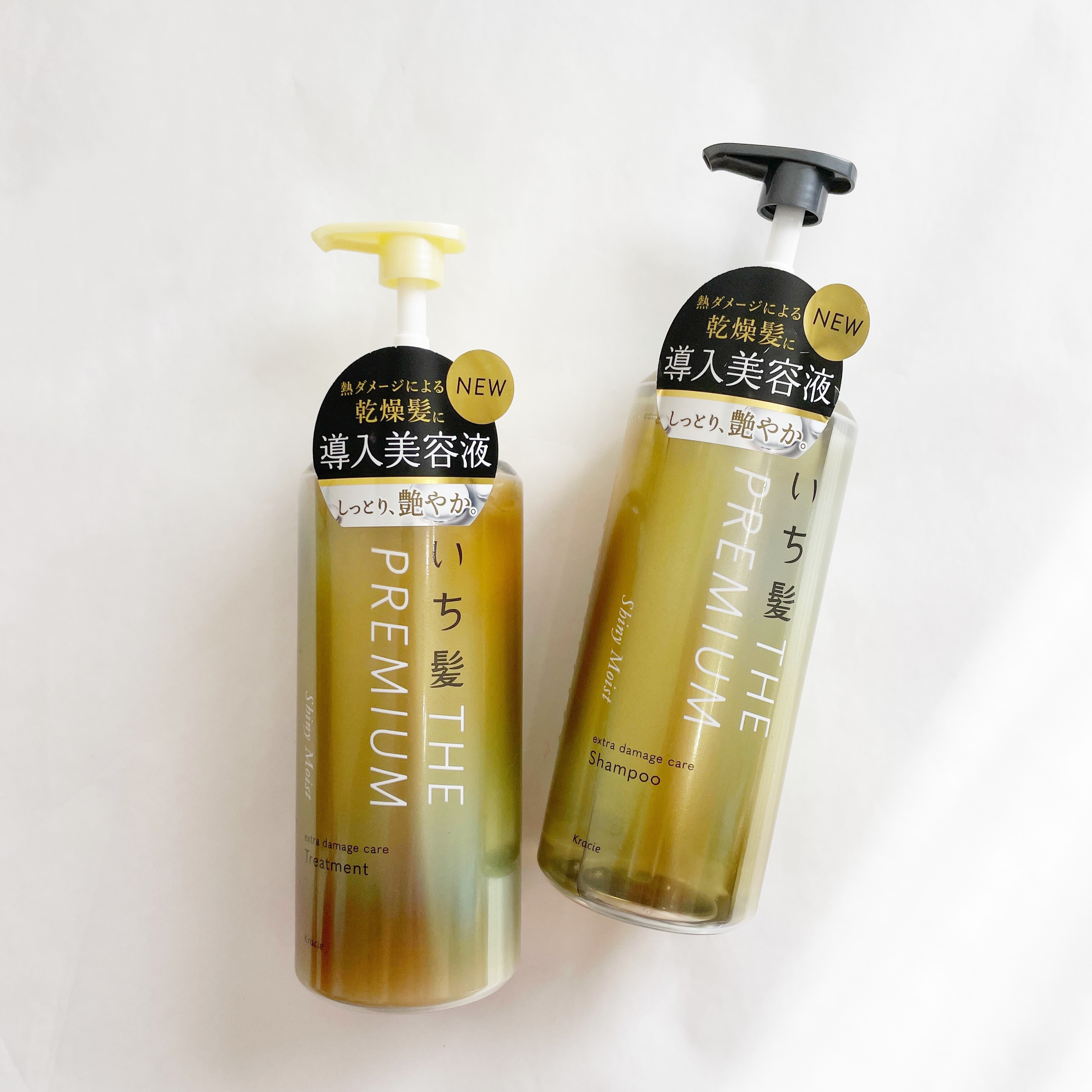 THE PREMIUM エクストラダメージケアシャンプー／トリートメント（シャイニーモイスト）/いち髪/市販シャンプーを使ったクチコミ（2枚目）