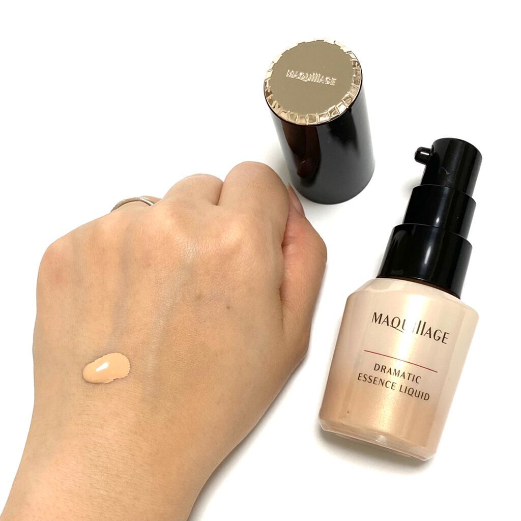 ドラマティックエッセンスリキッド/マキアージュ/リキッドファンデーションを使ったクチコミ(4枚目)