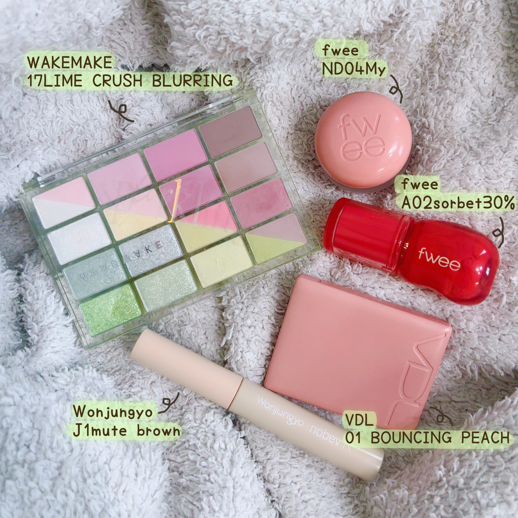 リップアンドチーク ブラーリープリンポット/fwee/口紅を使ったクチコミ（1枚目）